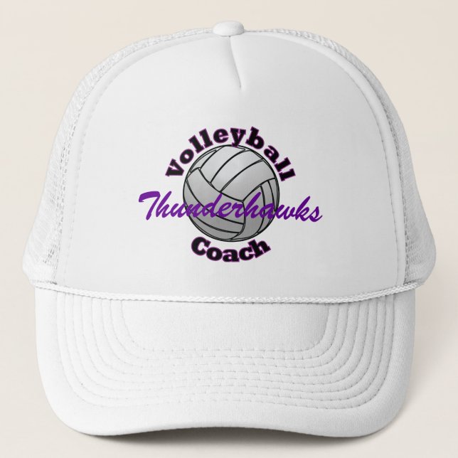 Casquette Entraîneur de volleyball (Devant)