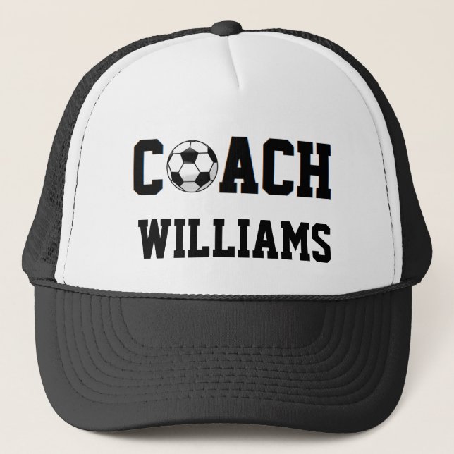 Casquette Entraîneur du football personnalisé (Devant)