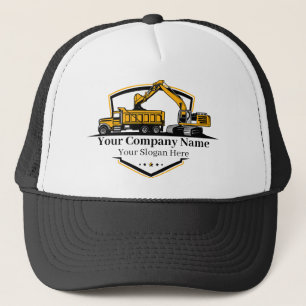 Casquette Entreprise de Construction de Matériel Lourd Profe