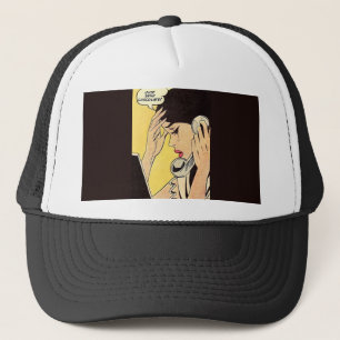 Casquette Envoyer juste Chocolat Vintage BD art