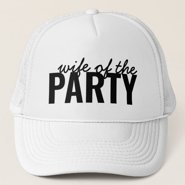 Casquette Épouse du camionneur de mariée du Parti Chapeau Ba (Devant)