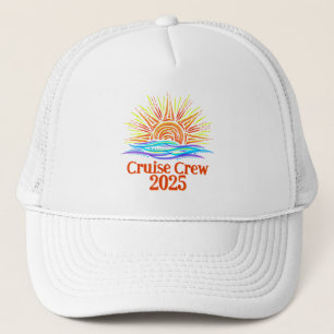 Casquette Équipage de croisière Soleil et vagues