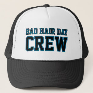 Casquette Équipage de la journée des cheveux mauvais, drôle 