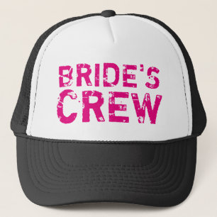 Casquette Équipage de la mariée chapeau de camionneur de fêt
