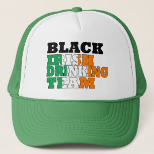 Casquette Équipe d'alcool irlandaise noire