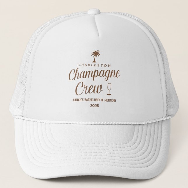 Casquette Équipe de Champagne Charleston personnalisée pour  (Devant)