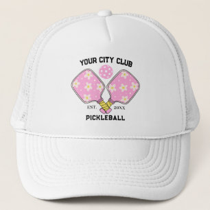 Casquette Équipe de club de pickleball Joueur personnalisé C