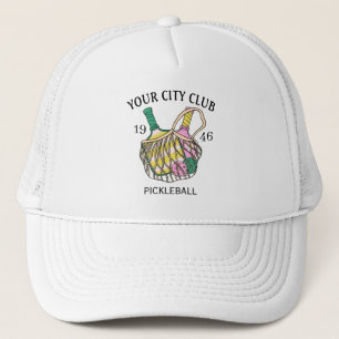 Casquette Équipe de club de pickleball Joueur personnalisé C