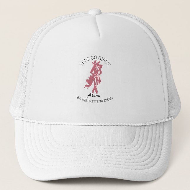 Casquette Équipe de cow-girl enterrement de vie de jeune fil (Devant)
