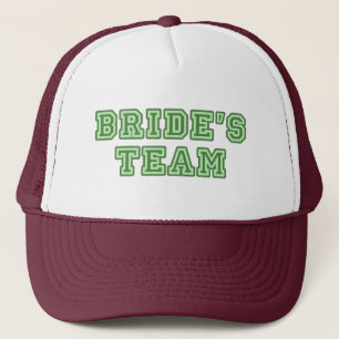 Casquette Équipe de la mariée - Texte universitaire