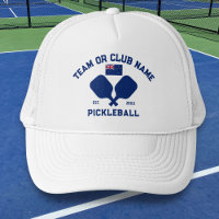 Équipe de pickleball Club Nouvelle-Zélande Drapeau