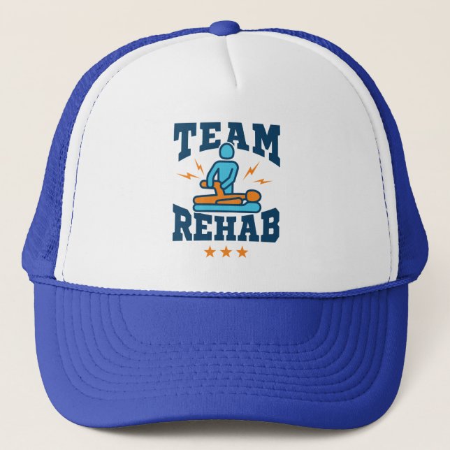 Casquette Équipe de réadaptation physiothérapeute Personnel  (Devant)