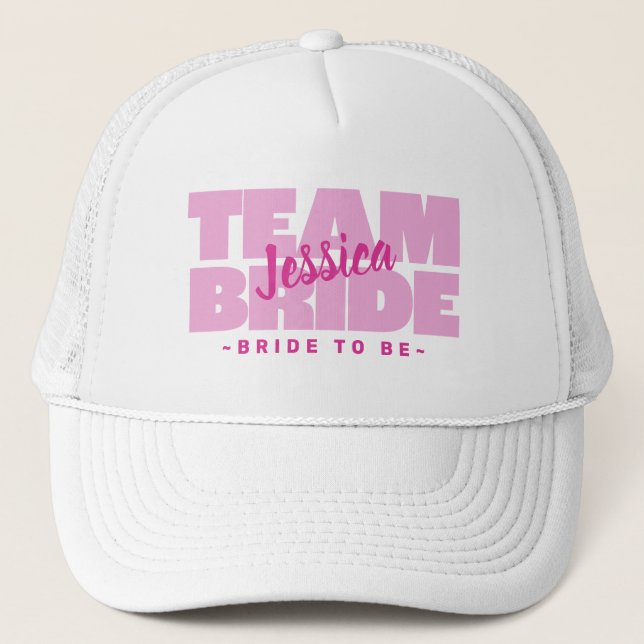 Casquette Équipe Mariée À Être Mariage Bachelorette Party Ro (Devant)