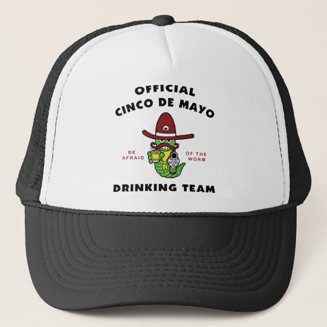 Casquette Équipe potable de Cinco De Mayo (Devant)