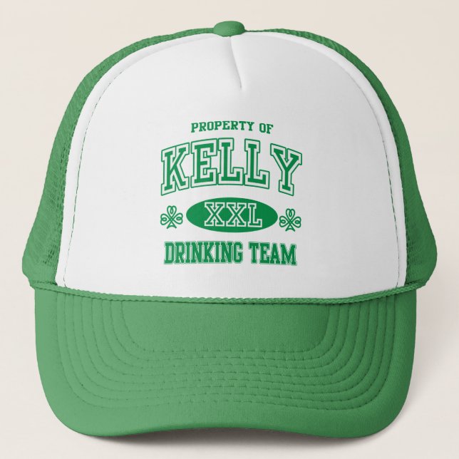 Casquette Équipe potable irlandaise de Kelly de Jour de la (Devant)