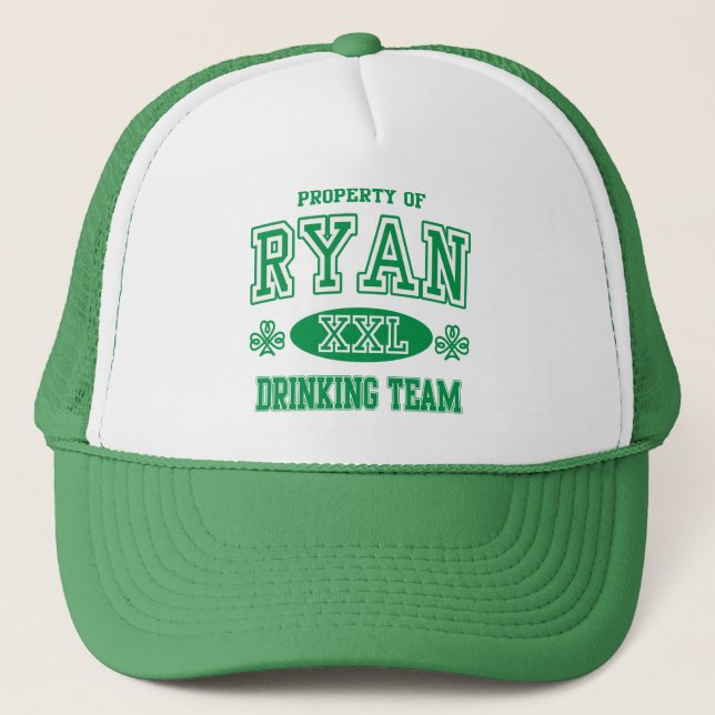Casquette Équipe potable irlandaise de Ryan (Devant)