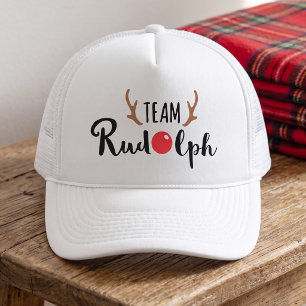 Casquette Équipe Rudolph - Logo d'équipe de Noël