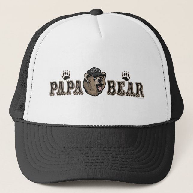 Casquette Équipement de Fête des pères Papa Bear (Devant)