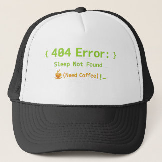 Casquette Erreur 404 : Sommeil introuvable (Besoin de café)