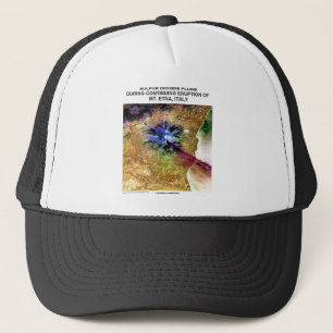 Casquette Éruption le mont Etna Italie de plume d'anhydride