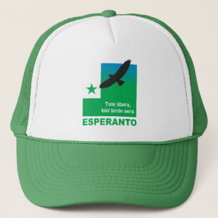 Casquette Esperanto / "Tute libera, kiel birdo aera",