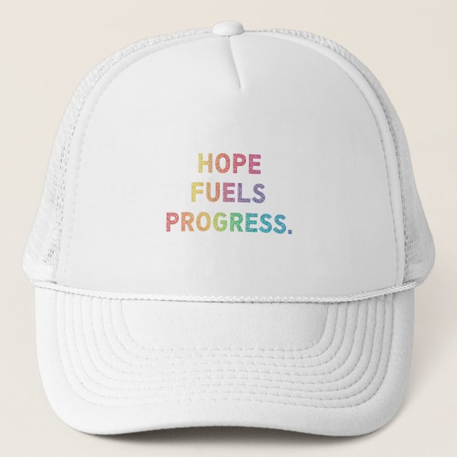 Casquette Espérons que les combustibles progressent (Devant)