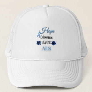 CASQUETTE ESPOIR BLOOMES AU-DELÀ DE LA SLA/ AVERTISSEMENT UN