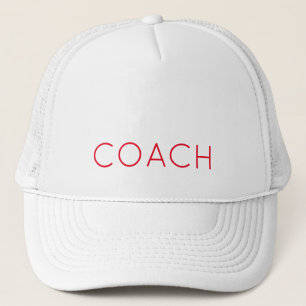 Casquette Esprit d'équipe sportif COACH Cadeau Texte personn
