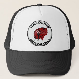 Casquette Essence Red Indian enseigne vintage cristal vers.