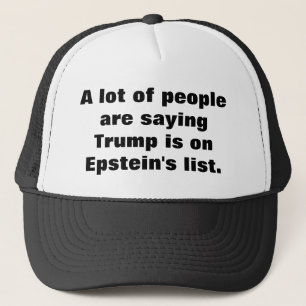 Casquette Est-ce que Trump est sur la liste d'Epstein ? Casq