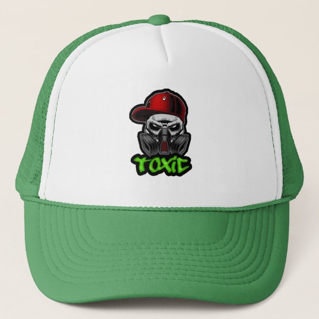Casquette Estampa Hip Hop - TOXIC - Bone (Devant)