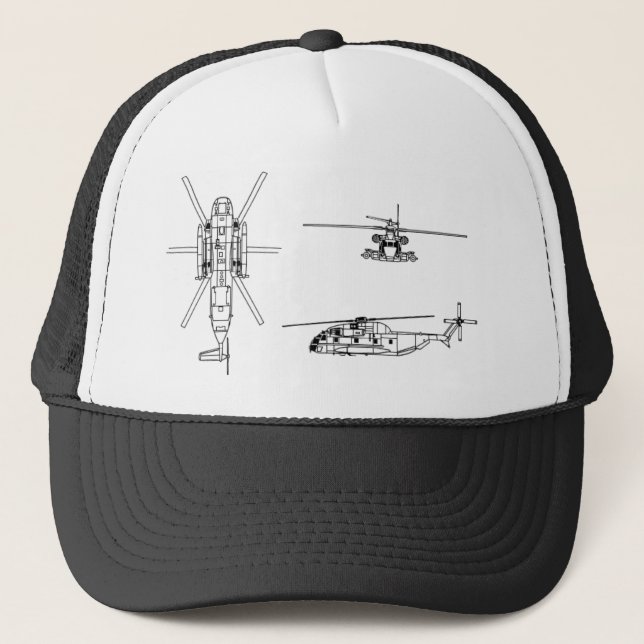 Casquette Étalon de la mer CH-53 (Devant)