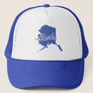 Casquette État De L'Alaska Forme Trucker Chapeau