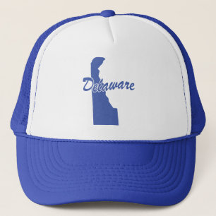 Casquette État du Delaware Shape Trucker Chapeau