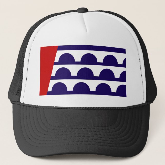 Casquette état uni par drapeau Amérique Iowa de ville de Des (Devant)