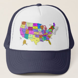 Casquette États américains labellisés capitols