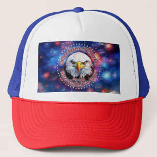 Casquette États-Unis d'Amérique Brown Eagle Feux d'Artifice 
