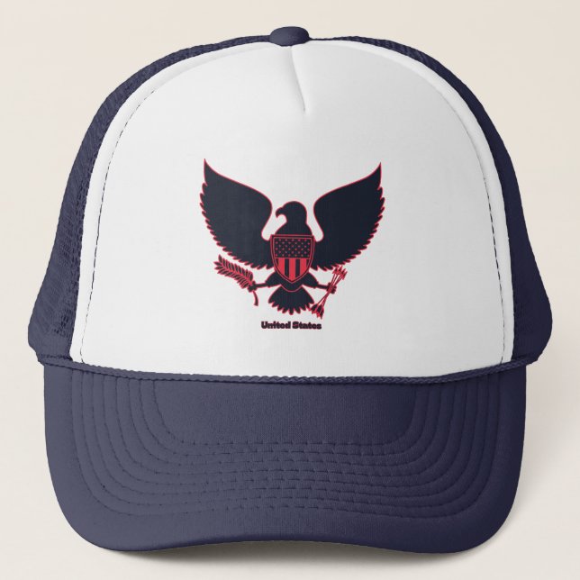 Casquette États-Unis Grand Aigle Remix Custom (Devant)