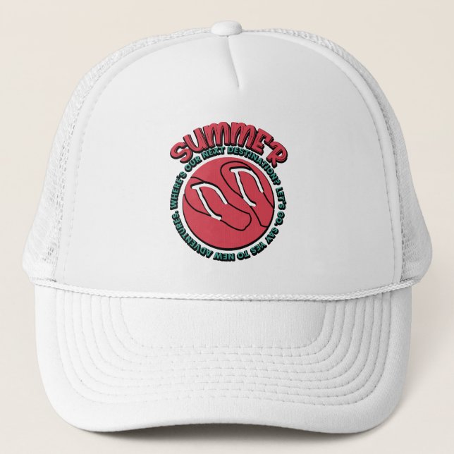 Casquette Été | Dites Oui À Nouvelle Aventure (Devant)