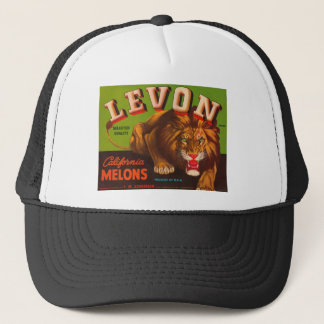 Casquette Étiquette de caisse de melons de Levon la