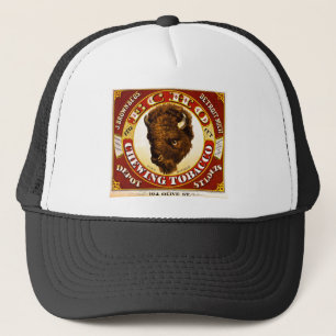 Casquette Étiquette vintage 1873 de tabac de mastication