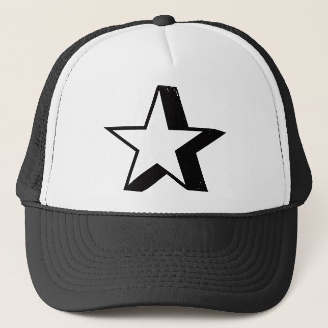 Casquette Étoile avec l'ombre de baisse lourde (Devant)