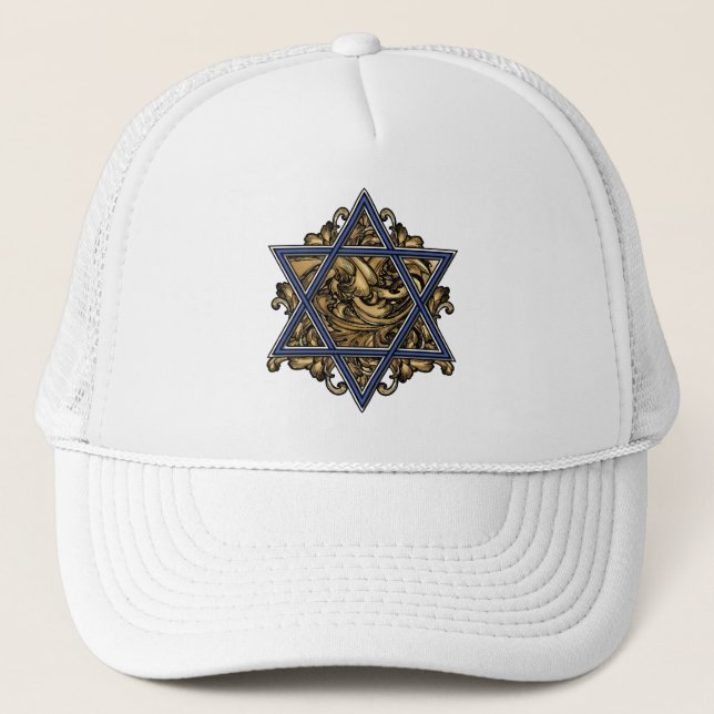 Casquette Étoile de David Gold (Devant)