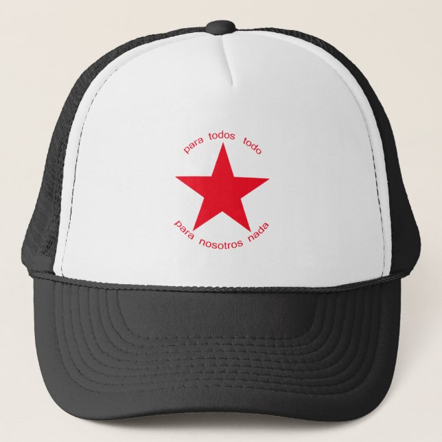 Casquette Étoile rouge Zapatista (Devant)