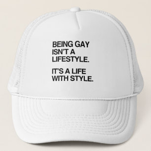 CASQUETTE ÊTRE GAY N'EST PAS UN MODE DE VIE