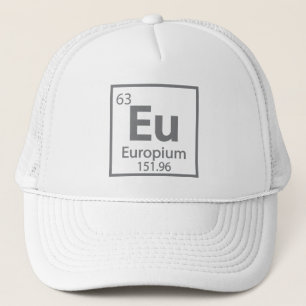 Casquette Europium - Europe Science Periodic Design