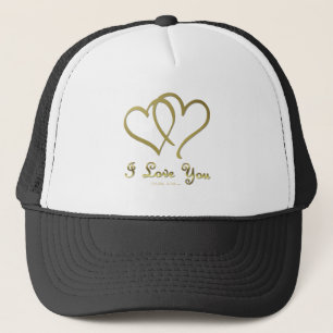 Casquette Eventré Gold Hearts i Love You