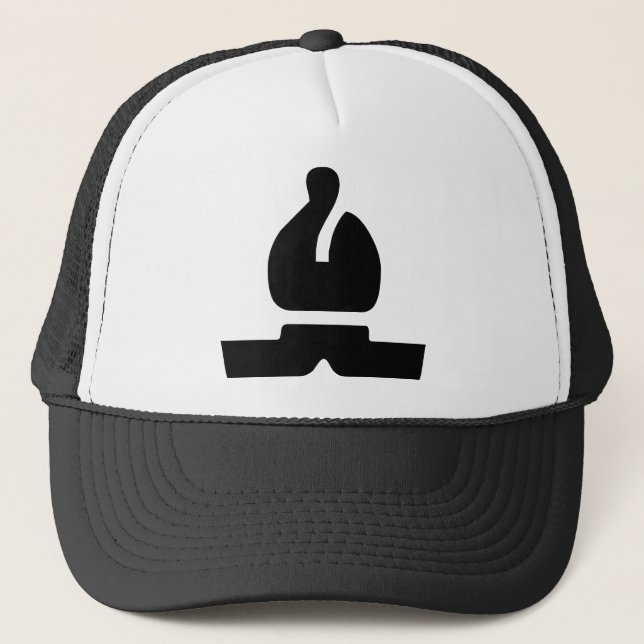 Casquette Évêque noir (Devant)