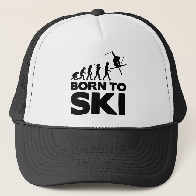 Casquette ÉVOLUTION de SKIEUR SOUTENUE POUR SKIER 02.png (Devant)