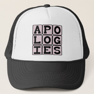 Casquette Excuses, je suis désolé